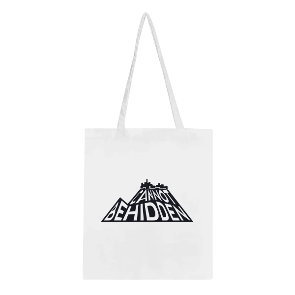Totebag Can't be hidden white