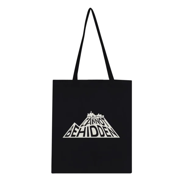 Totebag Can't be hidden black
