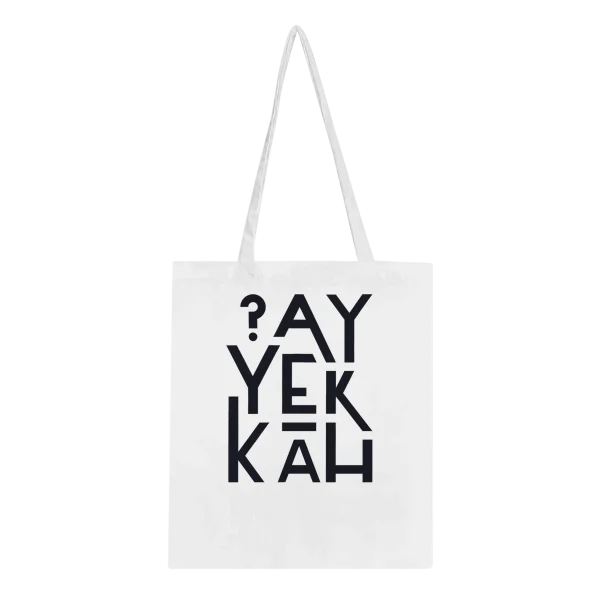 Totebag Hiding white